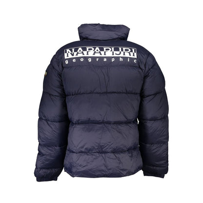 Napapijri Eco-Conscious Blue Jacket with Sleek Design Napapijri