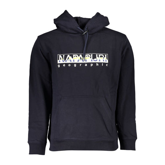 Napapijri Chic Blue Hooded Fleece Sweatshirt - Loose Fit Napapijri