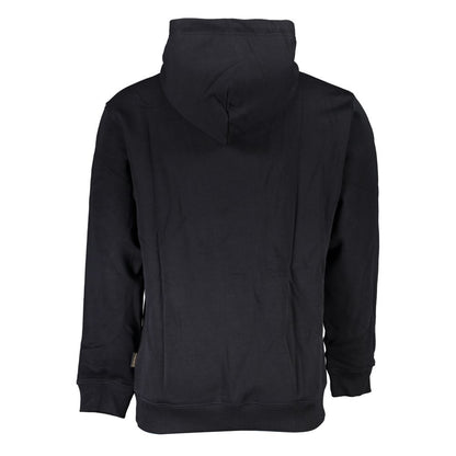 Napapijri Chic Black Hooded Fleece Sweatshirt Napapijri