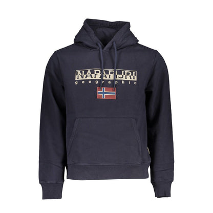 Napapijri Elevated Casual Blue Hooded Sweatshirt Napapijri