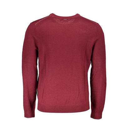 Napapijri Elegant Crew Neck Pink Sweater Napapijri