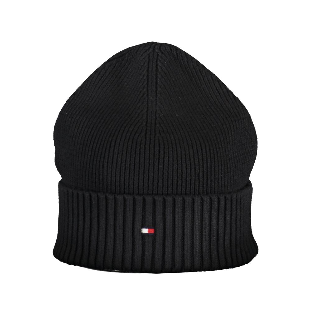 Tommy Hilfiger Black Cotton Unisex Hat