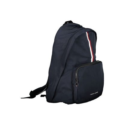 Tommy Hilfiger Sleek Blue Backpack with Laptop Holder