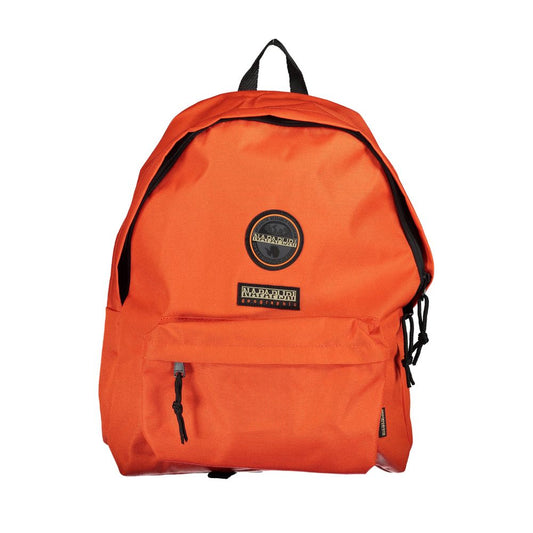 Napapijri Eco-Chic Orange Backpack for the Modern Explorer Napapijri