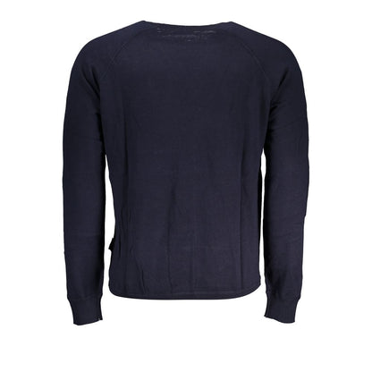 Napapijri Elegant Crew Neck Sweater with Contrast Details Napapijri