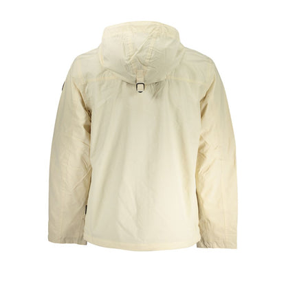 Napapijri Chic Beige Hooded Sports Jacket Napapijri