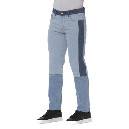 Trussardi Jeans Blue Cotton Men Jeans Trussardi Jeans