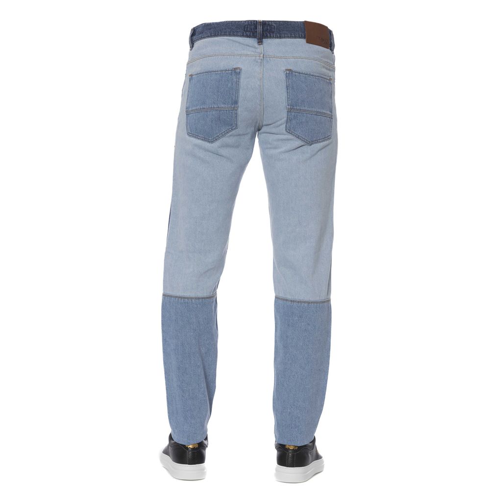 Trussardi Jeans Blue Cotton Men Jeans Trussardi Jeans