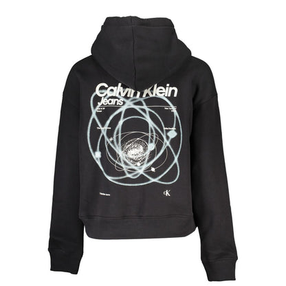 Calvin Klein Sleek Hooded Fleece Sweatshirt with Embroidery