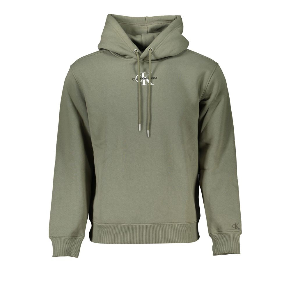 Calvin Klein Chic Green Fleece Hooded Sweatshirt