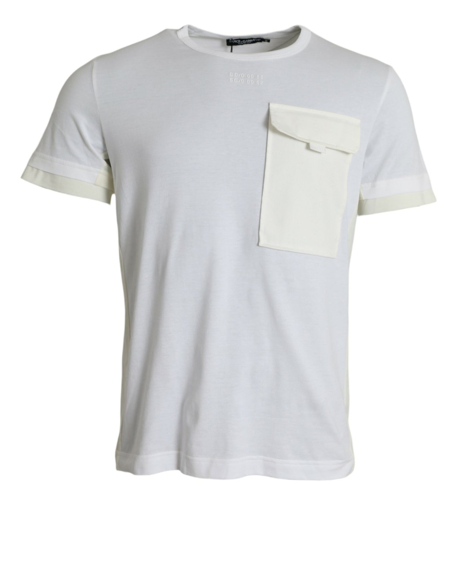 Dolce & Gabbana Elegant White Crew Neck Cotton Tee Dolce & Gabbana