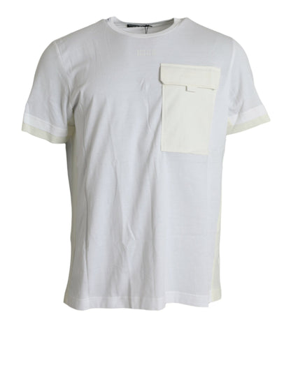 Dolce & Gabbana Elegant White Crew Neck Cotton Tee Dolce & Gabbana