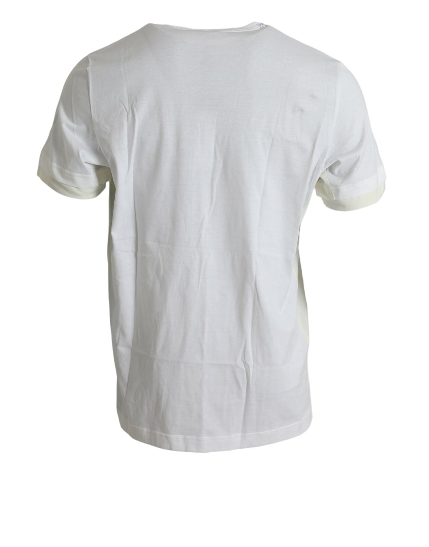 Dolce & Gabbana Elegant White Crew Neck Cotton Tee Dolce & Gabbana