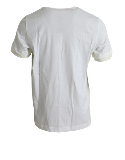 Dolce & Gabbana Elegant White Crew Neck Cotton Tee Dolce & Gabbana