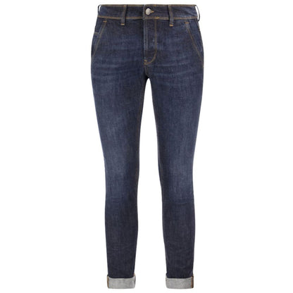 Dondup Sleek Skinny Fit Dark Blue Jeans Dondup