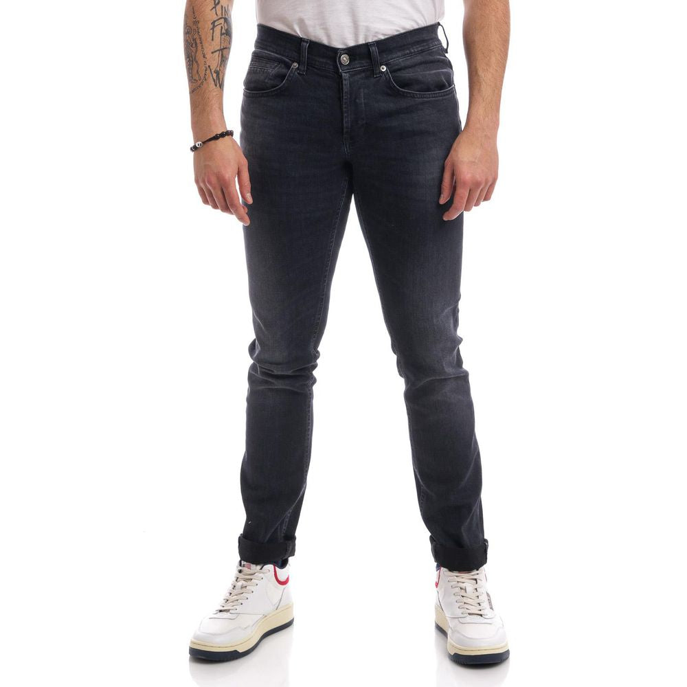 Dondup Elevated Black Stretch Jeans for Sophisticated Style Dondup