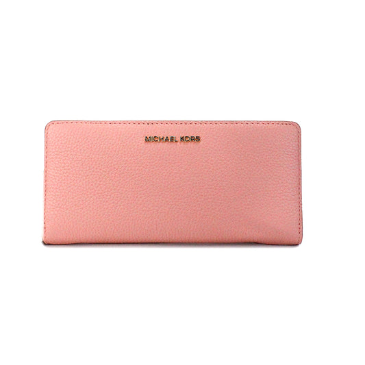 Michael Kors Jet Set Travel Large Primrose Leather Continental Wristlet Wallet Michael Kors