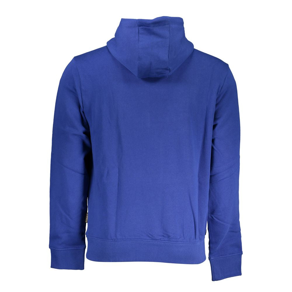 Napapijri Chic Blue Hooded Long Sleeve Sweatshirt Napapijri