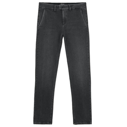 Dondup Sleek Black Stretch Denim Jeans Dondup