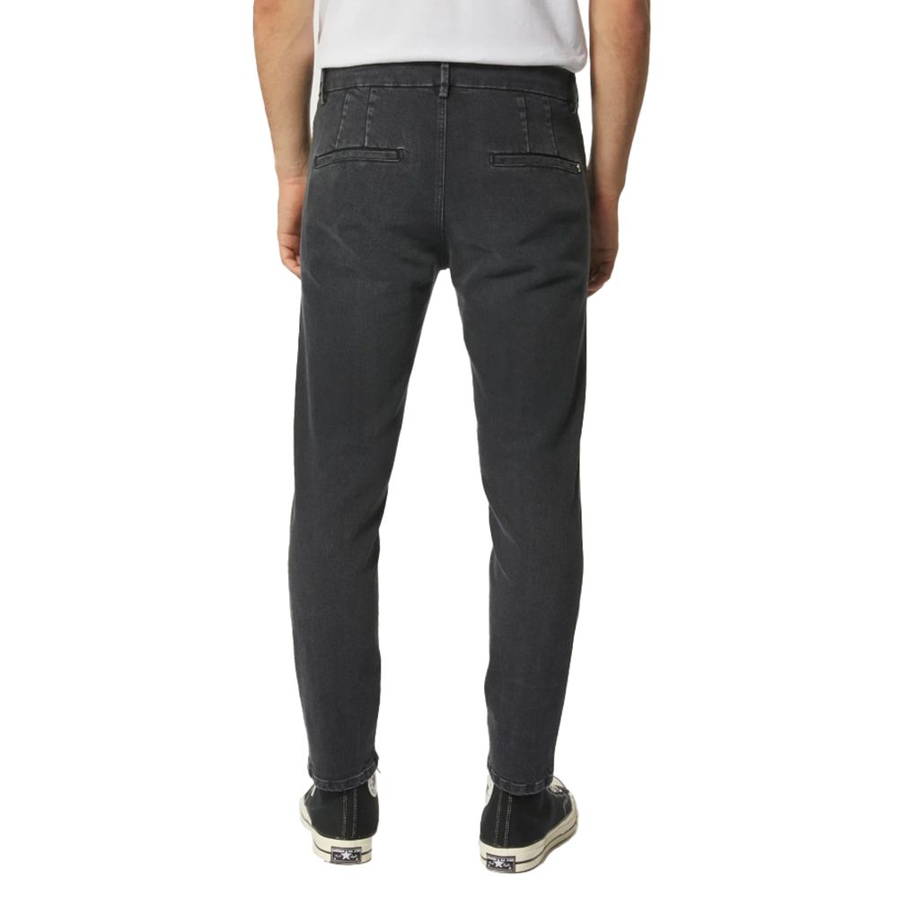 Dondup Sleek Black Stretch Denim Jeans Dondup