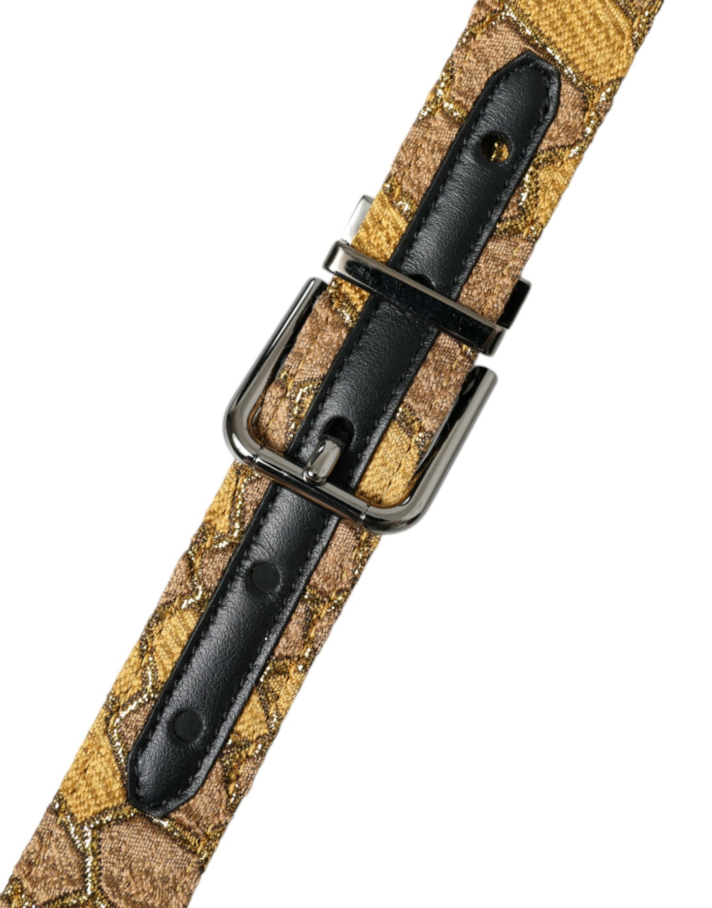 Dolce & Gabbana Elegant Gold Leather Belt Dolce & Gabbana