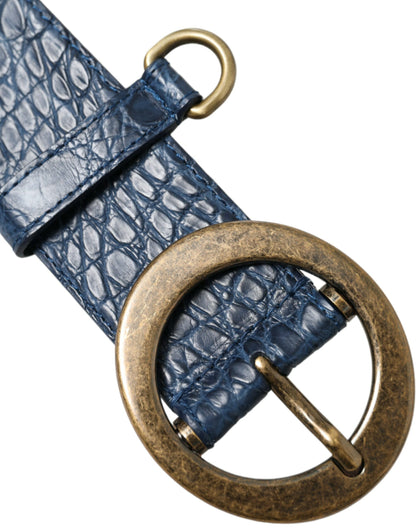 Dolce & Gabbana Elegant Italian Leather Belt with Metal Buckle Dolce & Gabbana