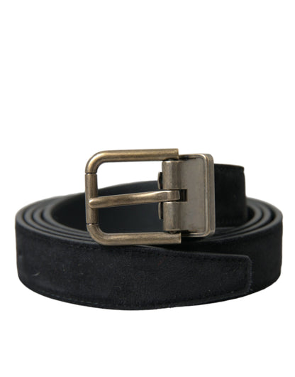 Dolce & Gabbana Elegant Suede Calf Leather Belt Dolce & Gabbana