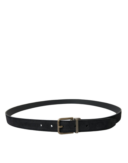 Dolce & Gabbana Elegant Suede Calf Leather Belt Dolce & Gabbana