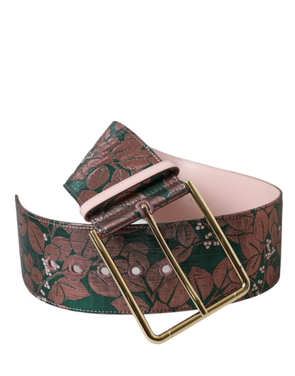 Dolce & Gabbana Multicolor High-Waist Statement Belt Dolce & Gabbana