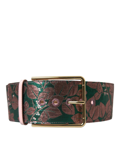 Dolce & Gabbana Multicolor High-Waist Statement Belt Dolce & Gabbana