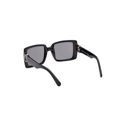 Moncler Chic Rectangular Black Lens Sunglasses Moncler