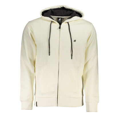 U.S. Grand Polo Elite White Hooded Sweatshirt U.S. Grand Polo