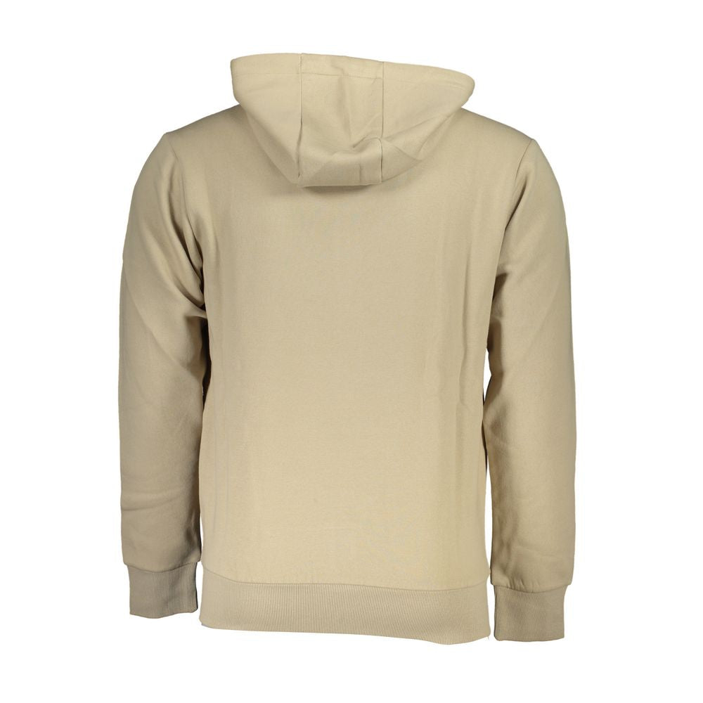 U.S. Grand Polo Chic Beige Hooded Zip Sweater U.S. Grand Polo