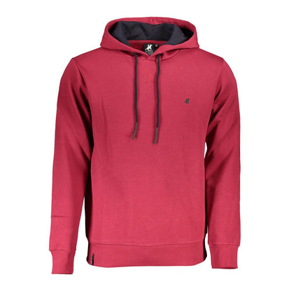 U.S. Grand Polo Chic Pink Hooded Sweatshirt with Embroidery Detail U.S. Grand Polo