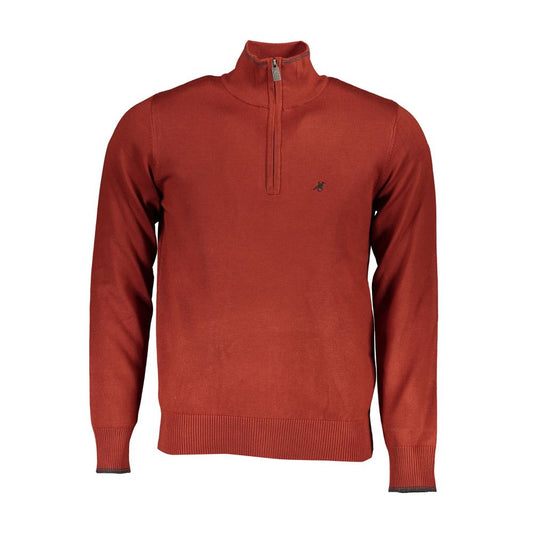 U.S. Grand Polo Bronze Half Zip Embroidered Sweater U.S. Grand Polo