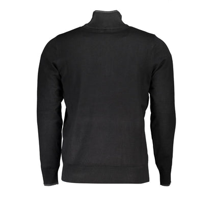 U.S. Grand Polo Elegant Half Zip Sweater with Contrast Details U.S. Grand Polo