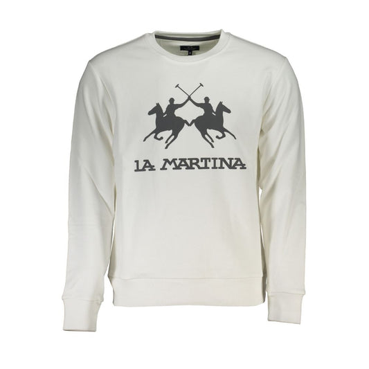 La Martina Elegant Long Sleeved Crew Neck Sweatshirt La Martina