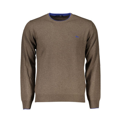 Harmont & Blaine Elegant Crew Neck Contrast Detail Sweater Harmont & Blaine