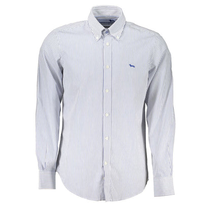 Harmont & Blaine Elegant Striped Button-Down Cotton Shirt Harmont & Blaine