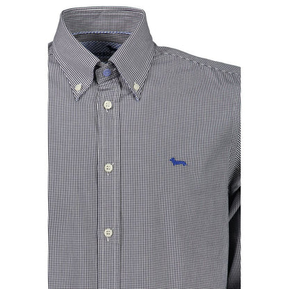 Harmont & Blaine Elegant Blue Long Sleeve Cotton Shirt Harmont & Blaine