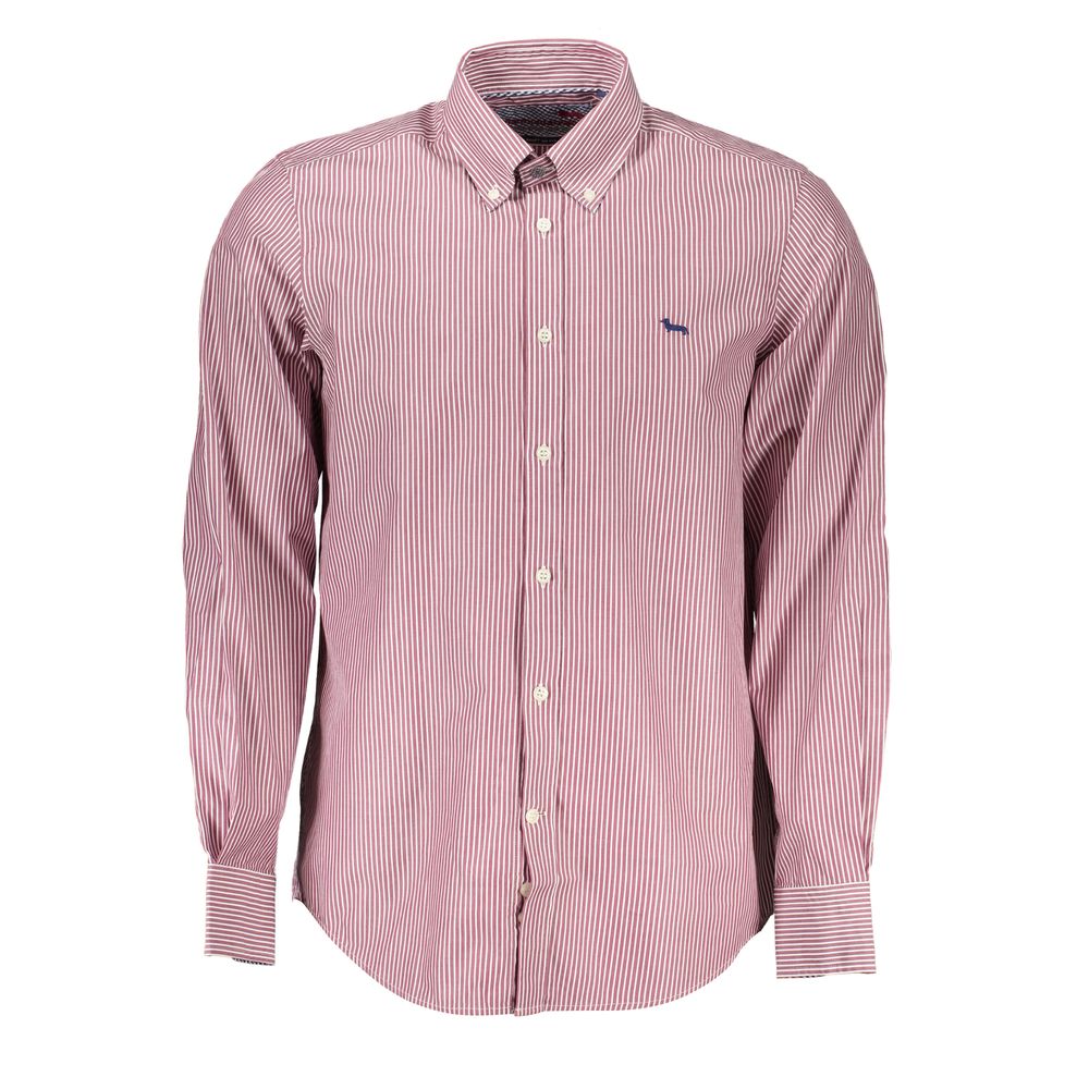 Harmont & Blaine Elegant Pink Narrow Fit Long Sleeve Shirt Harmont & Blaine