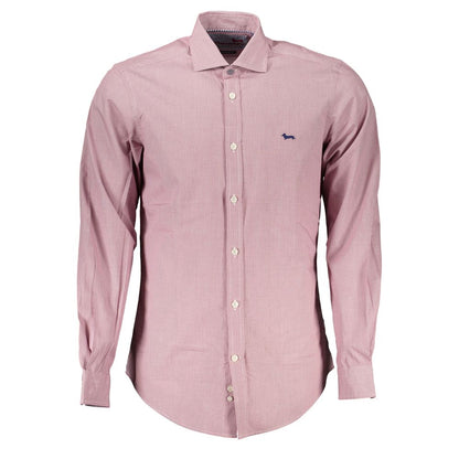 Harmont & Blaine Chic Pink Narrow Fit Long Sleeve Shirt Harmont & Blaine