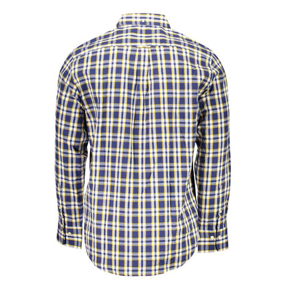 Gant Elegant Blue Cotton Button-Down Shirt Gant