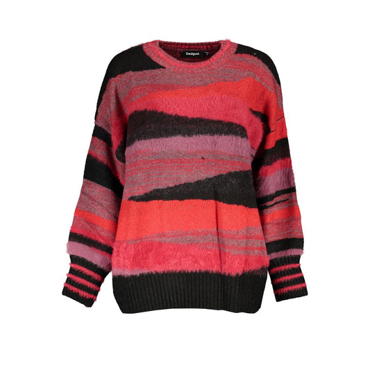 Desigual Chic Turtleneck Sweater with Contrast Details Desigual