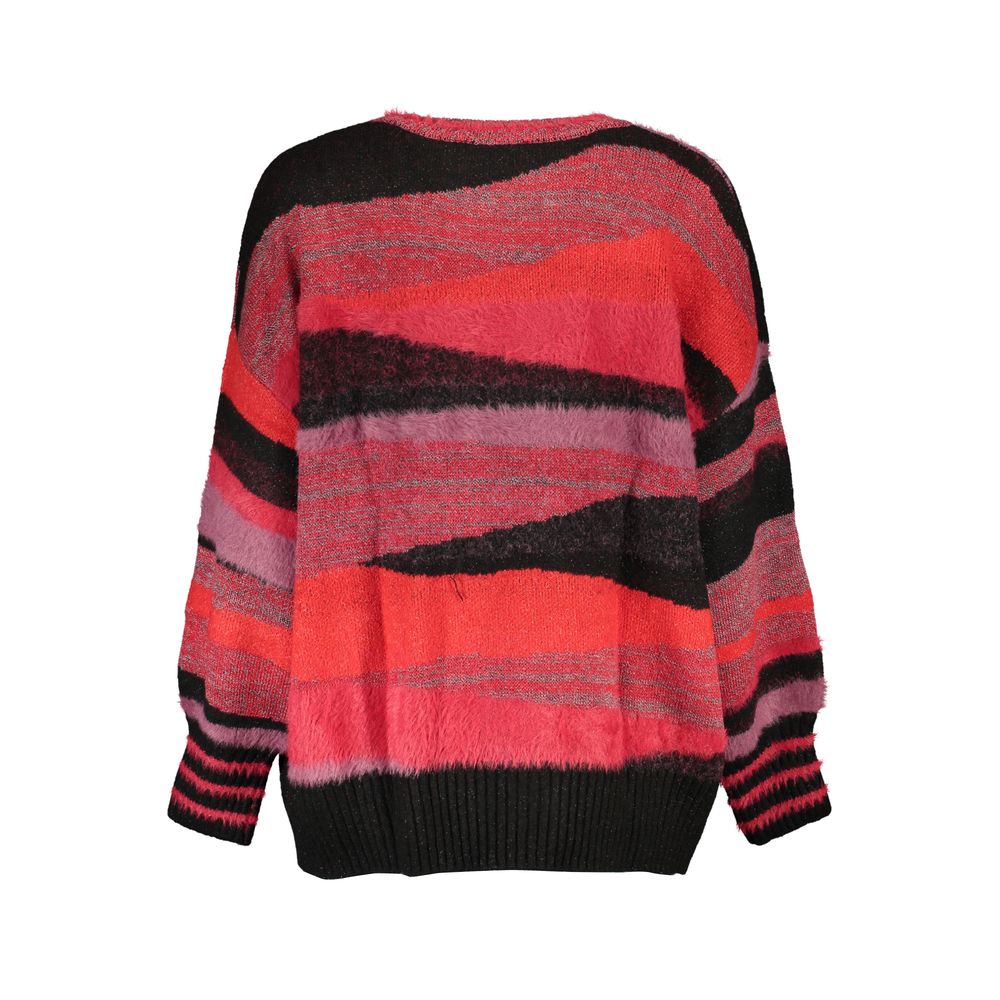 Desigual Chic Turtleneck Sweater with Contrast Details Desigual