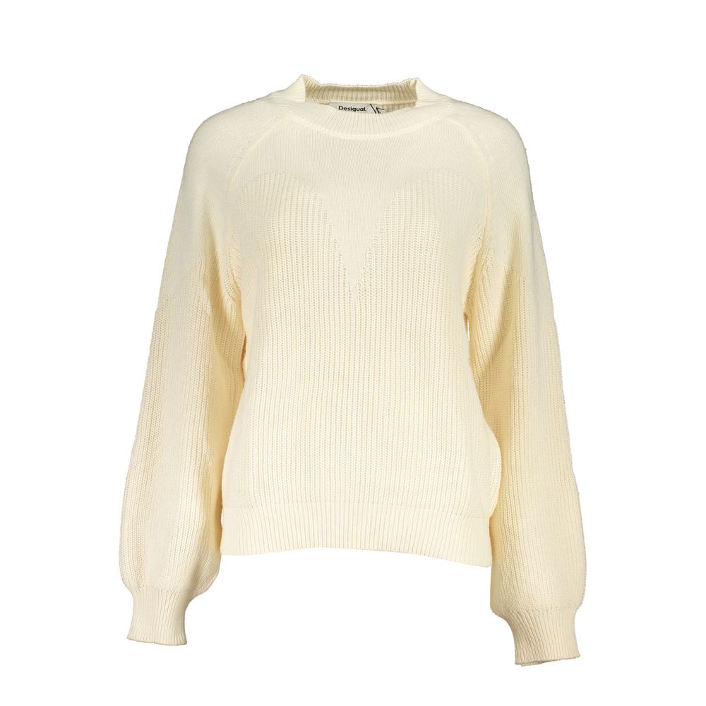 Desigual Chic Turtleneck Sweater with Contrast Details Desigual