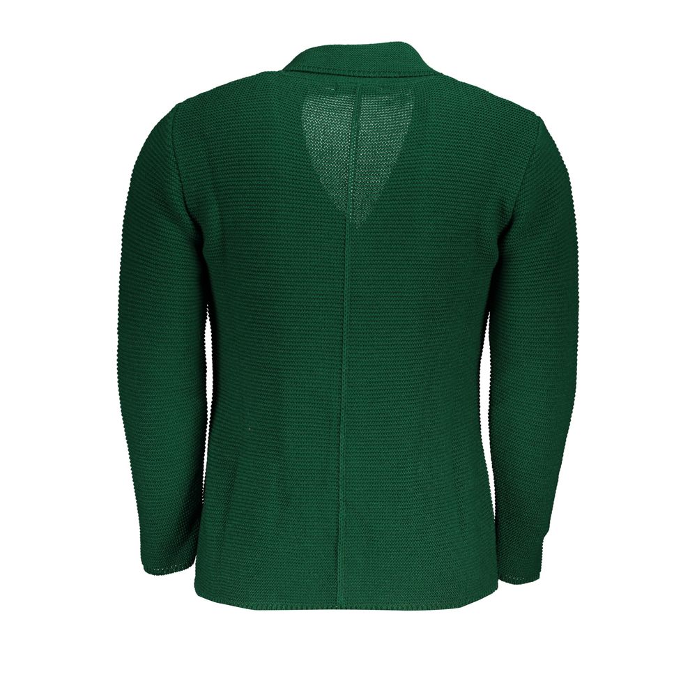 U.S. Grand Polo Elegant Green Cardigan with Pockets U.S. Grand Polo