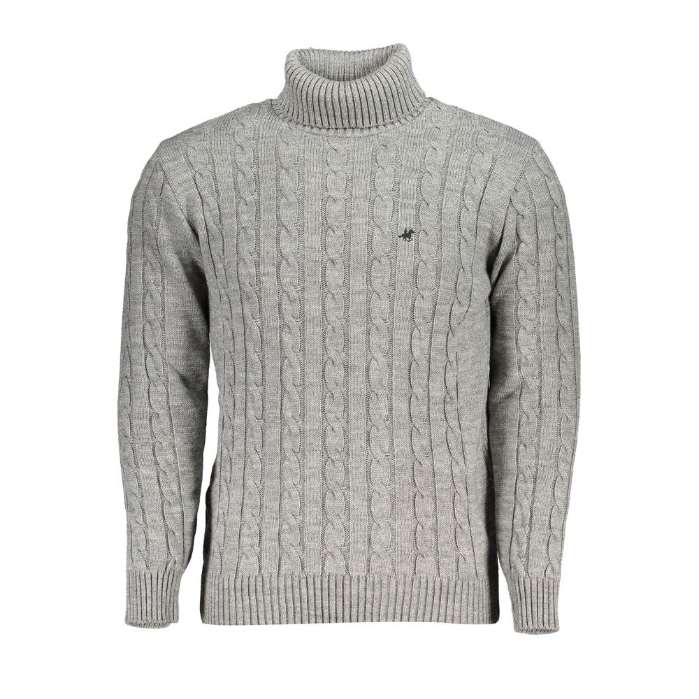 U.S. Grand Polo Turtleneck Twisted Neck Men's Sweater U.S. Grand Polo