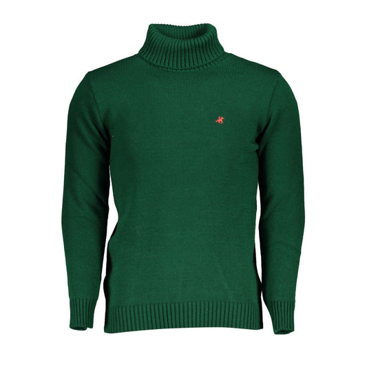 U.S. Grand Polo Elegant Turtleneck Embroidered Sweater U.S. Grand Polo