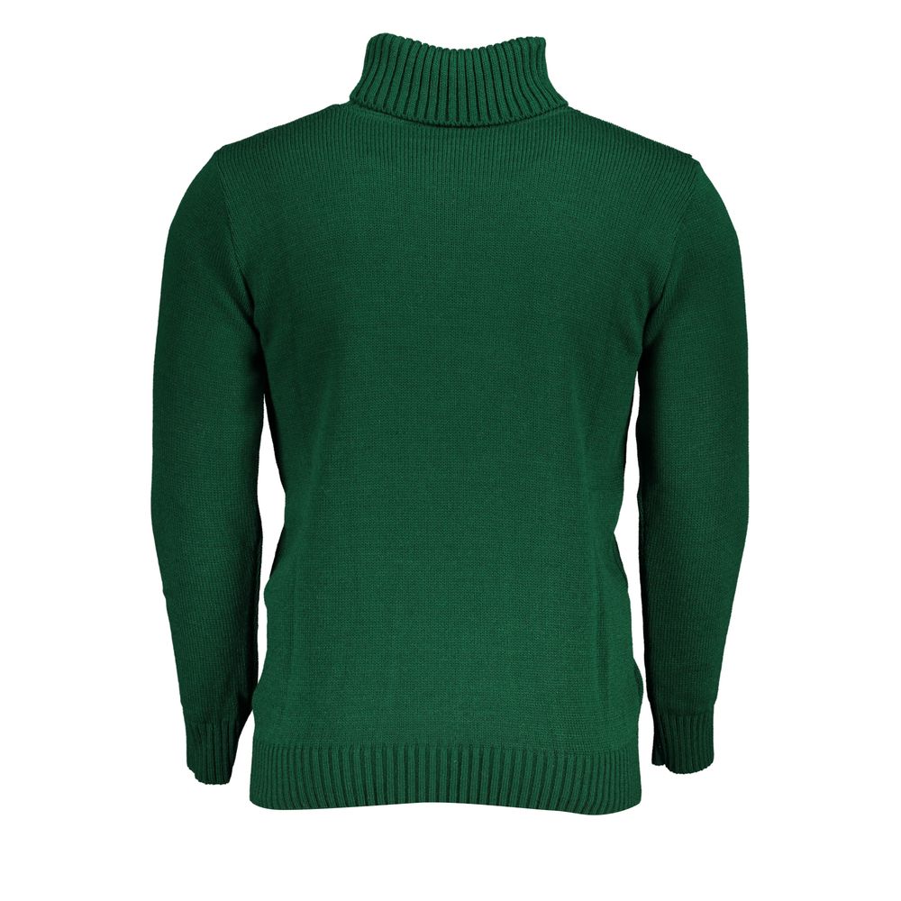 U.S. Grand Polo Elegant Turtleneck Embroidered Sweater U.S. Grand Polo